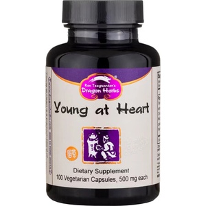 Dragon Herbs В подкрепа на кръвообращението и сърдечната функция- Young at Heart, 100 капсули (001481 (148) DH)