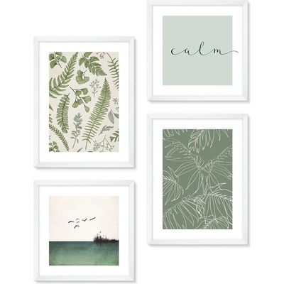 knor Картини в комплект 4 бр. 30x40 cm Calm - knor (ZEST085R4XMIXL13,15,063/PLEXI)