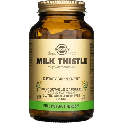 Solgar Milk Thistle 80% Silymarin 450 mg 100 rostlinných kapslí