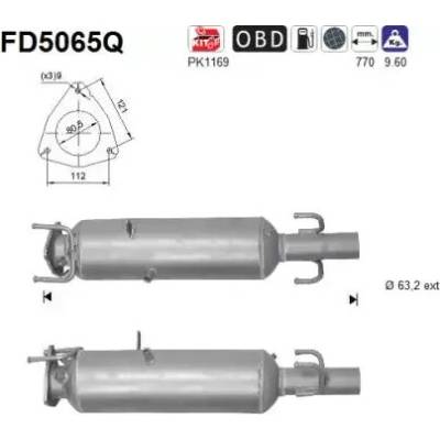 AS Filtr pevných částic ASA FD5065Q