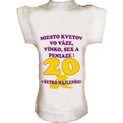 Tričko na fľašu Miesto kvetov 20
