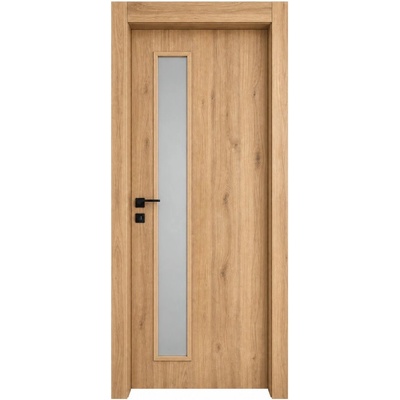 EUROSTILL Интериорна врата с каса EUROSTILL MILANO с остъкление Advanced PW 78x205 cm Дъб Мауела (DMPW20578MO110/S)