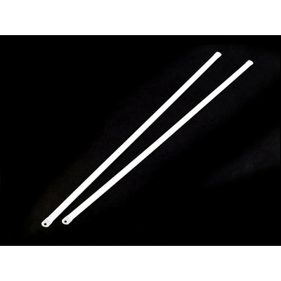 Výztuž do korzetu kovová šíře 8 mm délka 30; 35; 40 cm - (35 cm) bílá (2 ks)