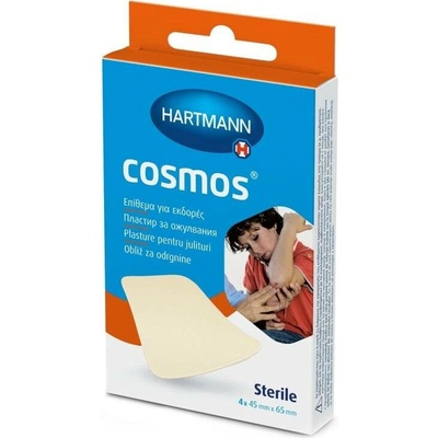 Cosmos, Hydrokoloidní náplast na hojení - 4 kusy (Obklady, náplasti, spreje)