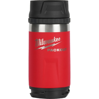Milwaukee termofľaša Packout s viečkom 355 ml červená