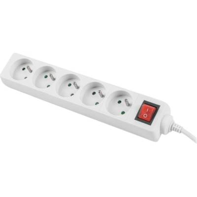 Lanberg 3 м бял разпределител (ps1-05e-0300-w) (ps1-05e-0300-w)