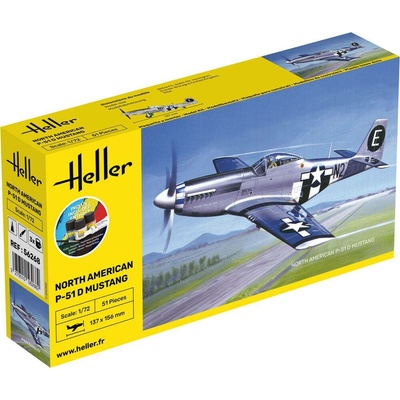 Heller STARTER KIT P-51 Mustang 1:72