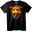 NOONEBRAND Тениска Godsmack с огнен череп - 7XL, White