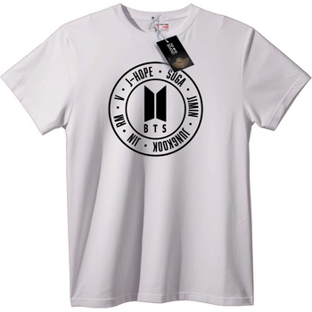 NOONEBRAND Тениска с лого на BTS членове - L, Black