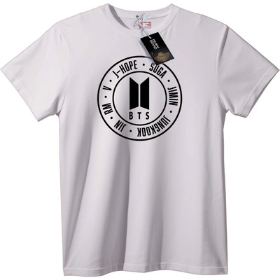 NOONEBRAND Тениска с лого на BTS членове - L, Black
