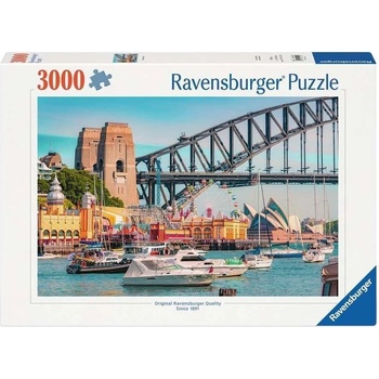 Ravensburger Пъзел Ravensburger от 3000 части - Тайната страна на Сидни (7012001419)