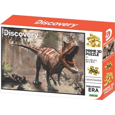 Prime 3D - Puzzle Discovery: Ceratosaurus - 300 piese