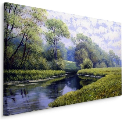 Plátno Řeka V Lese Varianta: 90x60