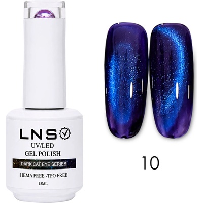 LNS UV/LED Gel Polish Dark Cat Eye Series 15 ml