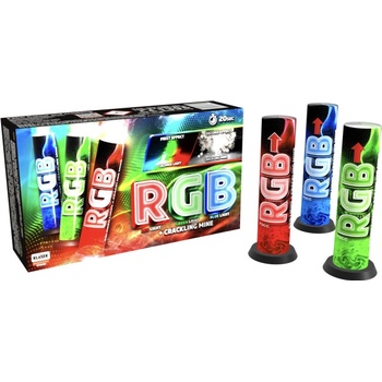 Fontána Colour and crackling 3 ks