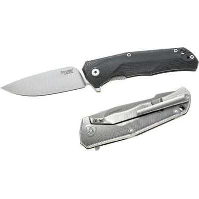 LIONSTEEL TRE GBK Veľmi robustný vreckový s rukoväťou z materiálu G10 - čierna