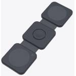 Dviced 3-in-1 foldable magnetic wireless charger - Black (DV230003)