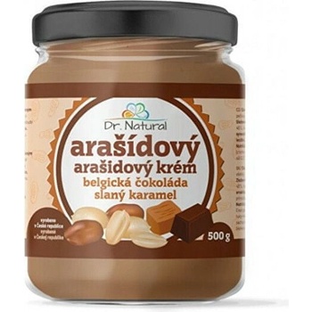 Dr.Natural Arašídový krém belgická čokoláda slaný karamel 500 g