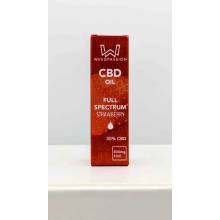 Weedpassion CBD olej full spectrum 30% CBD jahodová chuť 10 ml