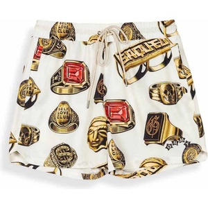 GRIMEY Бански гащета Grimey The Og Tour swimming shorts - White (Off White)