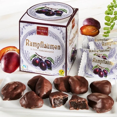 Heindl švestky v rumu v hořké čokoládě 150 g