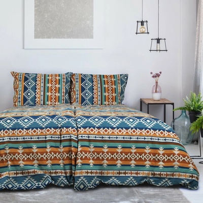 B.E.S. Petrovice flanel obliečky Aztec Spirit 140x200 70x90