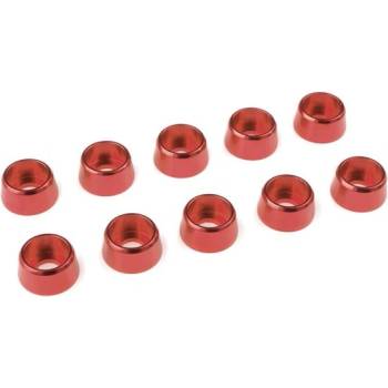 Revtec Подложка за цилиндрична глава M4/10mm алуминий червена (10)