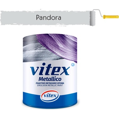 VITEX БОЯ С МЕТАЛЕН ЕФЕКТ vitex ПАНДОРА 2.1 СИВО (1002098)