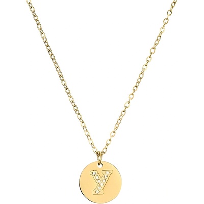 HARAHU Колие Абецеда - y / Златен kp21230 (21230)