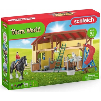 Schleich 42485 Stáj pro koně s příslušenstvím