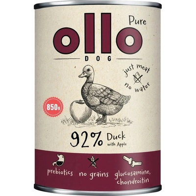 Ollo Pure Duck with apple 850 g