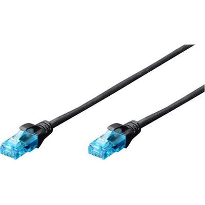 Digitus DK-1512-020/BL Patch, UTP, CAT 5e, AWG 26/7, 2m, černý