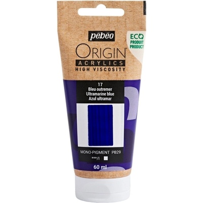 Pébéo Origin АКРИЛНА боя Ultramarine Blue 60 ml 1 бр (817017)