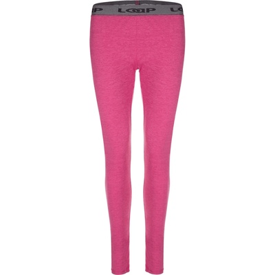 Loap Petula Dámské Termo Kalhoty Růžová Žíhaná