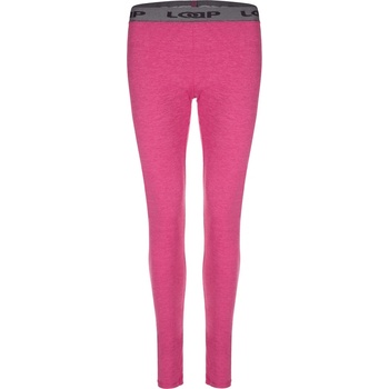 Loap Petula Dámské Termo Kalhoty Růžová Žíhaná