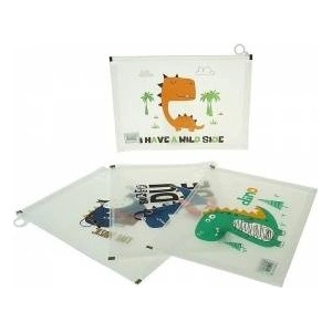 Mádara A4 plastic briefcase fastened with dinosaurs (12pcs)