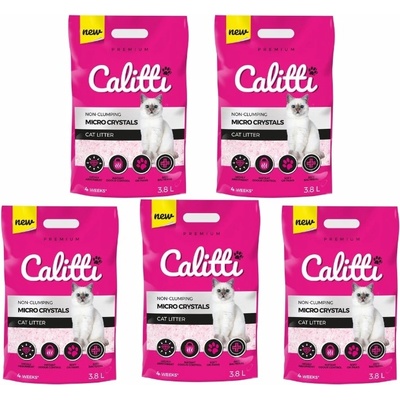 Calitti Micro Crystals silikónová podstielka 5 x 3,8 l