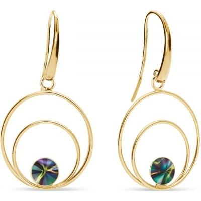 Spark duhové se Swarovski Elements Glory KWODG1122SS29RD Rainbow Dark