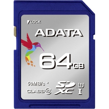 ADATA SDXC 64GB UHS-I ASDX64GUICL10-R