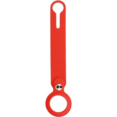 JC Силиконова каишка за Apple AirTag - JC AirTag Silicone Loop (червен)