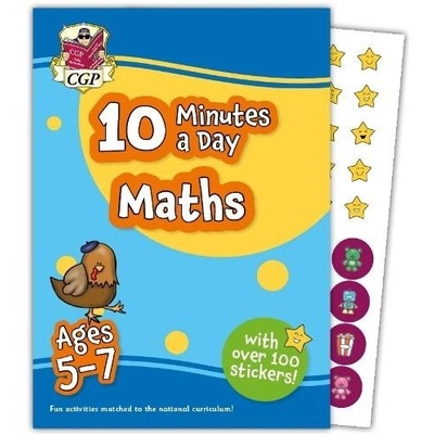 New 10 Minutes a Day Maths for Ages 5-7 with reward stickers