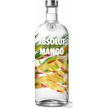 Vodka Absolut Mango 40% 1 l (holá láhev)