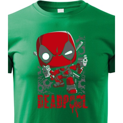Dětské tričko Deadpool 3 Zelená Canvas Dětské tričko Bezvatriko.cz 1388