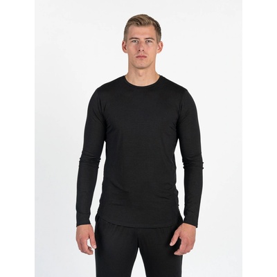 TallGuys pánské prodloužené pyžamo dlouhý rukáv Deep black