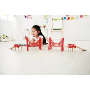 Hape Дървен комплект, Hape, Железопътни мостове, 17 части