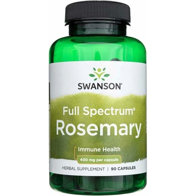 Swanson Rozmarýn Lékařský Rosemary 400 90 tabliet