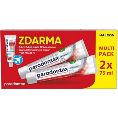 Parodontax Extra Whitening 2 x 75 ml + 15 ml