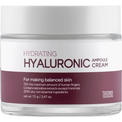 Tenzero Hydrating Hyaluronic Ampoule Cream 2X 70 g