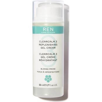 REN Clean Skincare Успокояващ гел-крем за проблемна кожа REN ClearCalm 3 Replenishing Gel Cream 50ml (5060033770818)