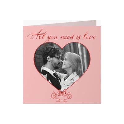 Fotoprianie All you need is love, 14x14 cm - 114294